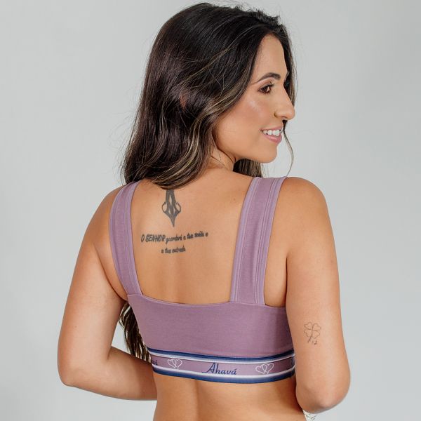 Top Duplo em Algodão Egípcio com Elástico Personalizado satim