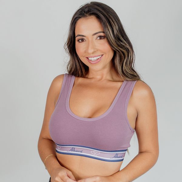 Top Duplo em Algodão Egípcio com Elástico Personalizado satim