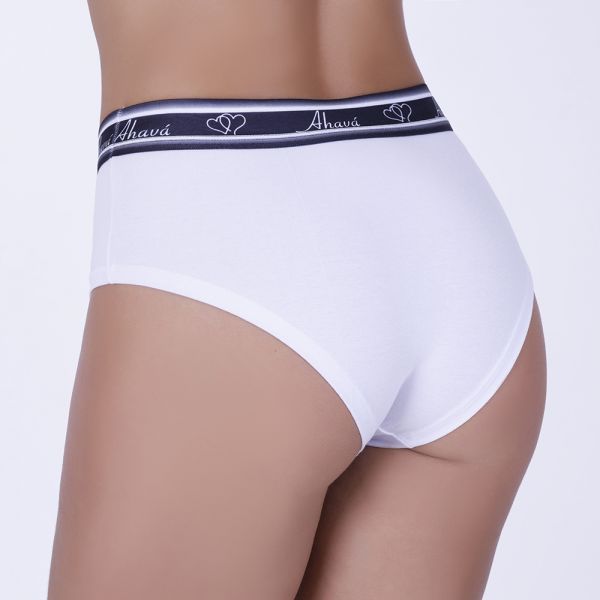 Calecon Algodão Egípcio Elástico Personalizado Branco